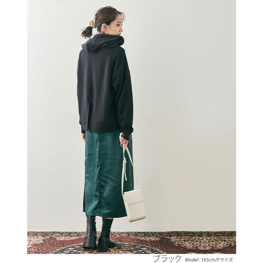 フーディー パーカー 春 夏 レディース トップス フードパーカー バックスリット ポケットなし シンプル 無地 体型カバー ゆったりサイズ 裏毛 紐なし Jet0016 Kirakirashop By Kg Market 通販 Yahoo ショッピング