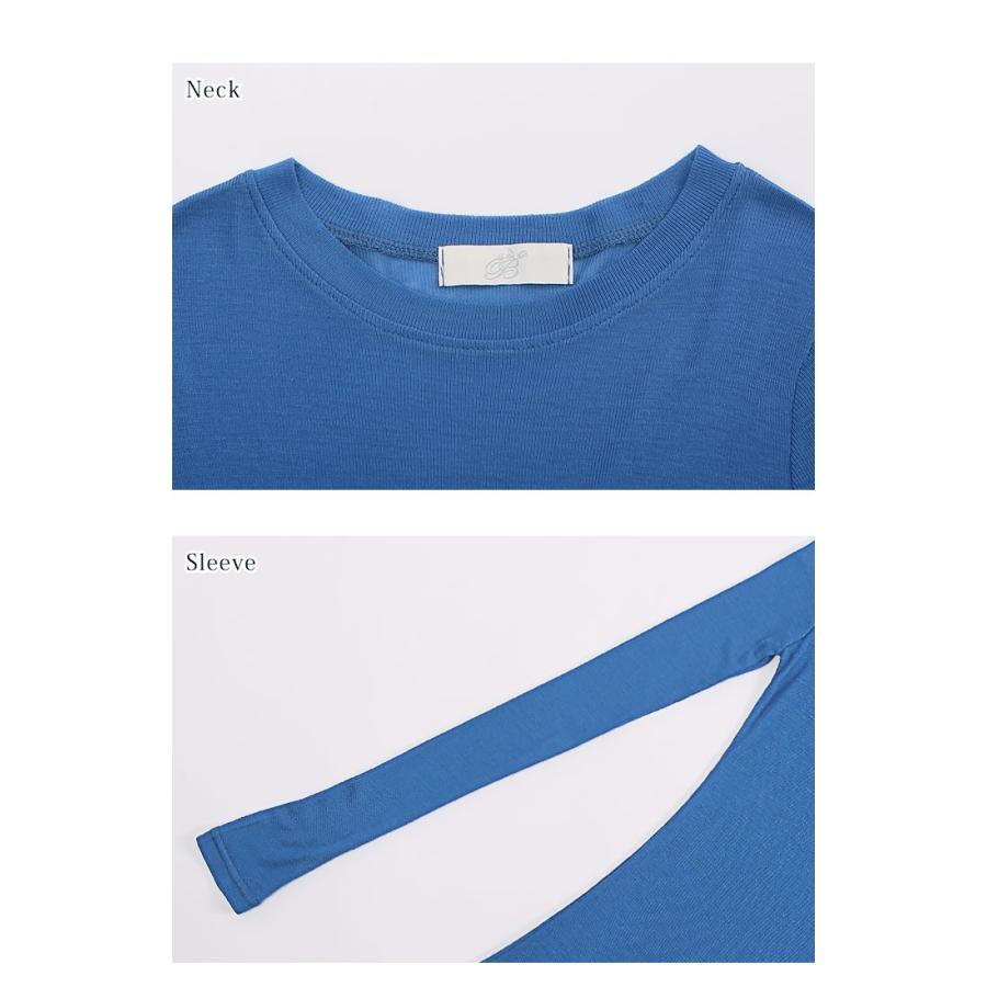 レディース トップス カットソー 長袖 重ね着 モード 薄手 伸縮性 透け感 大人カジュアル シンプルコーデ ベーシック 8 Jkt0016 Kirakirashop By Kg Market 通販 Yahoo ショッピング