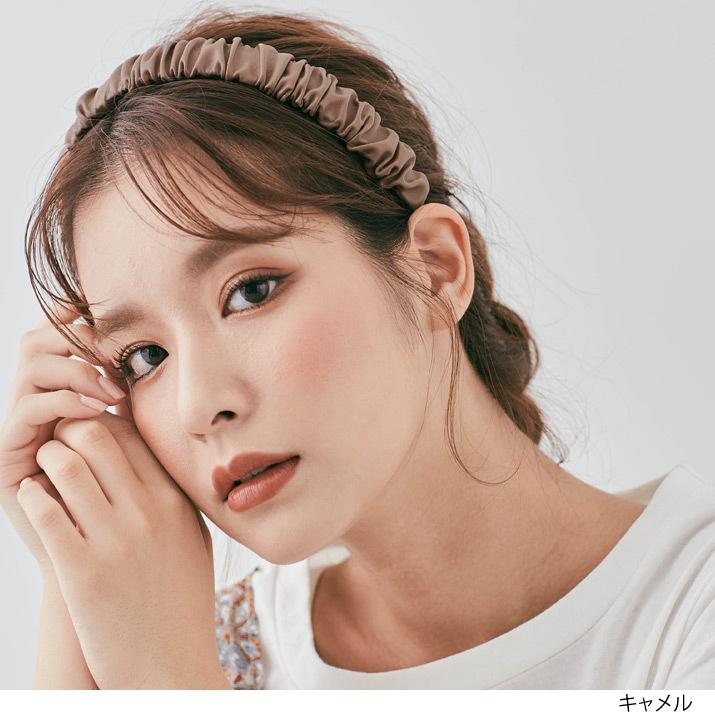 ヘアアクセサリー 髪飾り カチューシャ 春夏 レディース 小物 ヘアバンド エコレザー フェイクレザー 合皮 ギャザー ボリューム シンプル ヘアアレンジ Lag0134 Kirakirashop By Kg Market 通販 Yahoo ショッピング