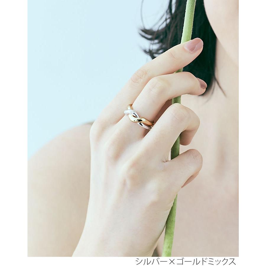 レディース 小物 アクセサリー ジュエリー 指輪 リンクリング メタルリング ミックスカラー ゴールド シルバー シンプル ウェーブ 9号 10号 おしゃれ 5 Swt0023 Kirakirashop By Kg Market 通販 Yahoo ショッピング