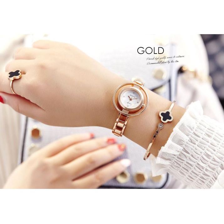 腕時計 レディース 雑貨 小物 アクセサリー メタル サークル フレーム ラインストーン ビジュー キレイめ 二つ折りバックル シンプル 結婚式 二次会 4 Wat5037 Kirakirashop By Kg Market 通販 Yahoo ショッピング