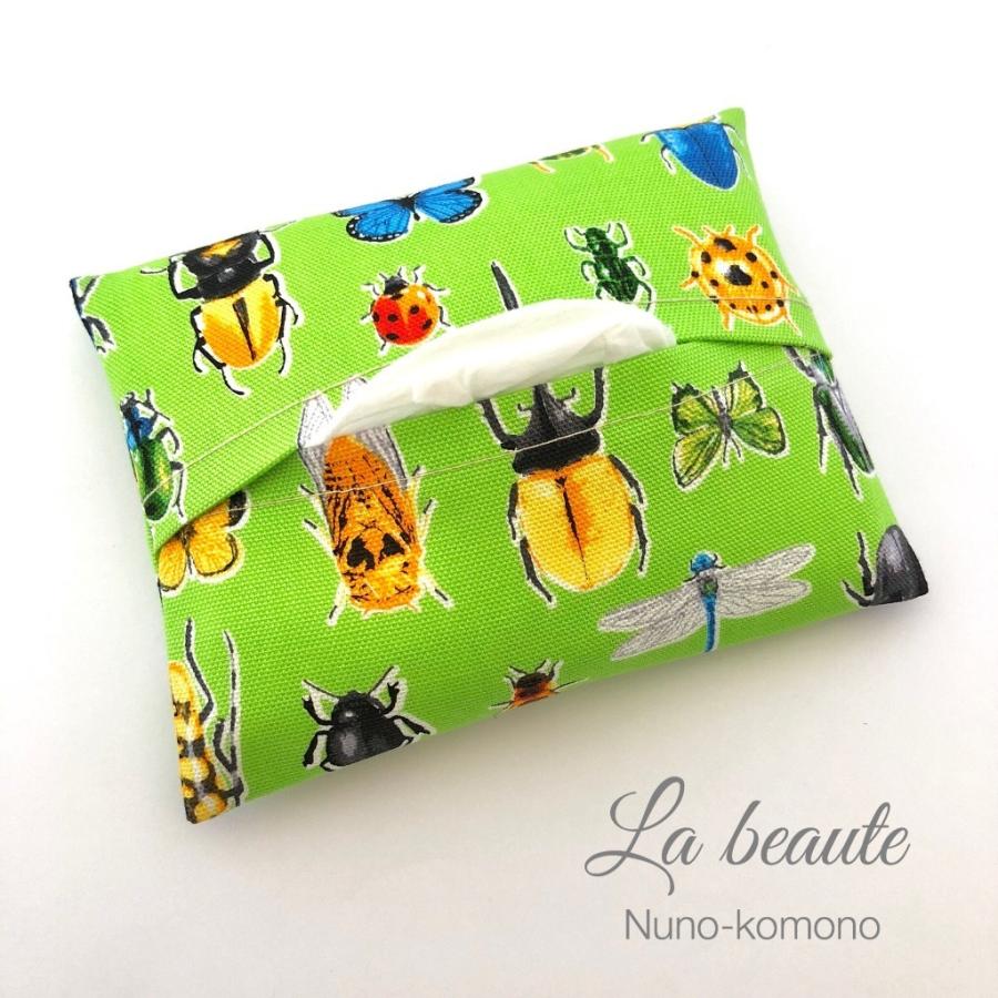 ポケットティッシュケース 普通サイズ 昆虫グリーン 男の子 ポケットティッシュカバー 子供 子ども 子供用 Nuno 1015 La Beaute 通販 Yahoo ショッピング