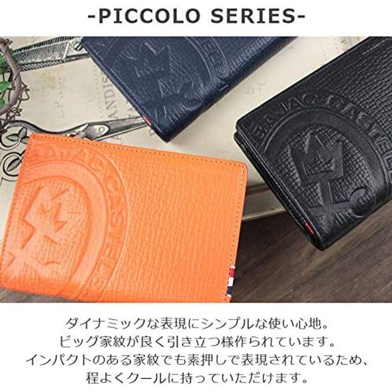 (カステルバジャック) CASTELBAJAC 二つ折り財布 PICCOLO ピッコロ 022615 (オレンジ)｜kirakira-cyura-shop2｜02