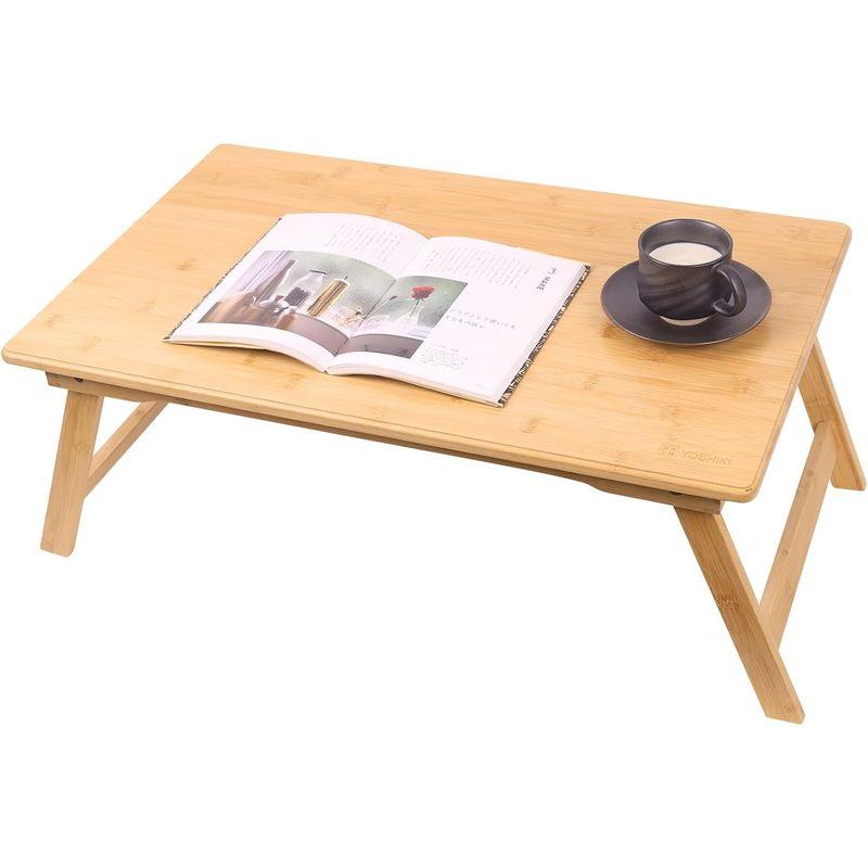 良木工房(YOSHIKI) 折り畳みテーブル ローテーブル 竹製折りたたみテーブル ちゃぶ台 おしゃれ 食事 ミニテーブル ベッドテーブル｜kirakira-cyura-shop2｜03