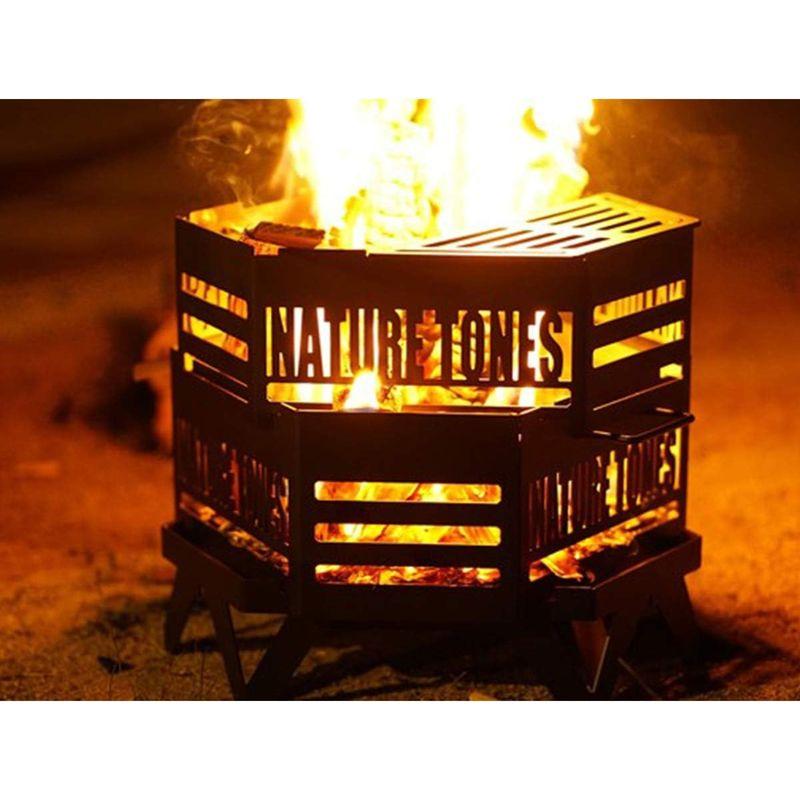 Nature tones(ネイチャートーンズ) キャンプ 焚き火台 タワーオブボンファイヤー 耐熱ブラック塗装 TOB-B｜kirakira-cyura-shop2｜05