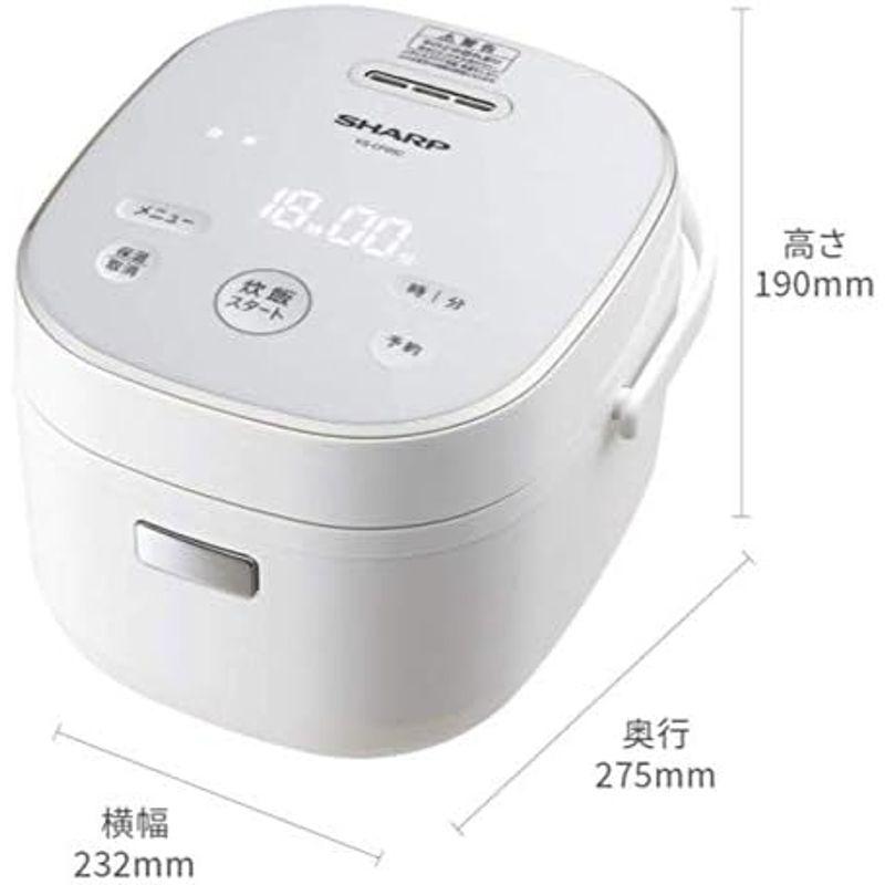 SHARP マイコンジャー炊飯器 KS-CF05C-W｜kirakira-cyura-shop3｜05