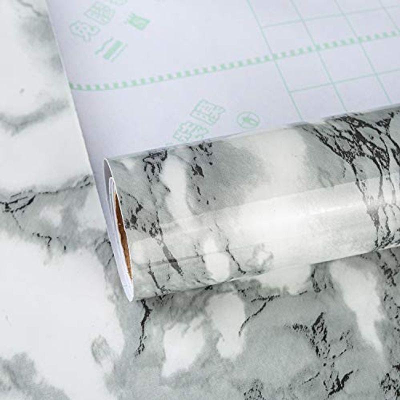 Totio 大理石シート 黒と白 リメイクシート カッティングシート 大理石シール 40cm 3m 厚手 防水 耐熱 はがせる Pvc 大理 Kirakira工房 通販 Yahoo ショッピング