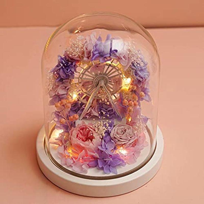 純正オンラインストア 唐土工房 プリザーブドフラワー 生花 枯れない花 永遠の花 バラ Ledライト 手作り 結婚祝い 誕生日 記念日 母の日 プレゼント ギフト 安いショップ Miracleleaffl Com