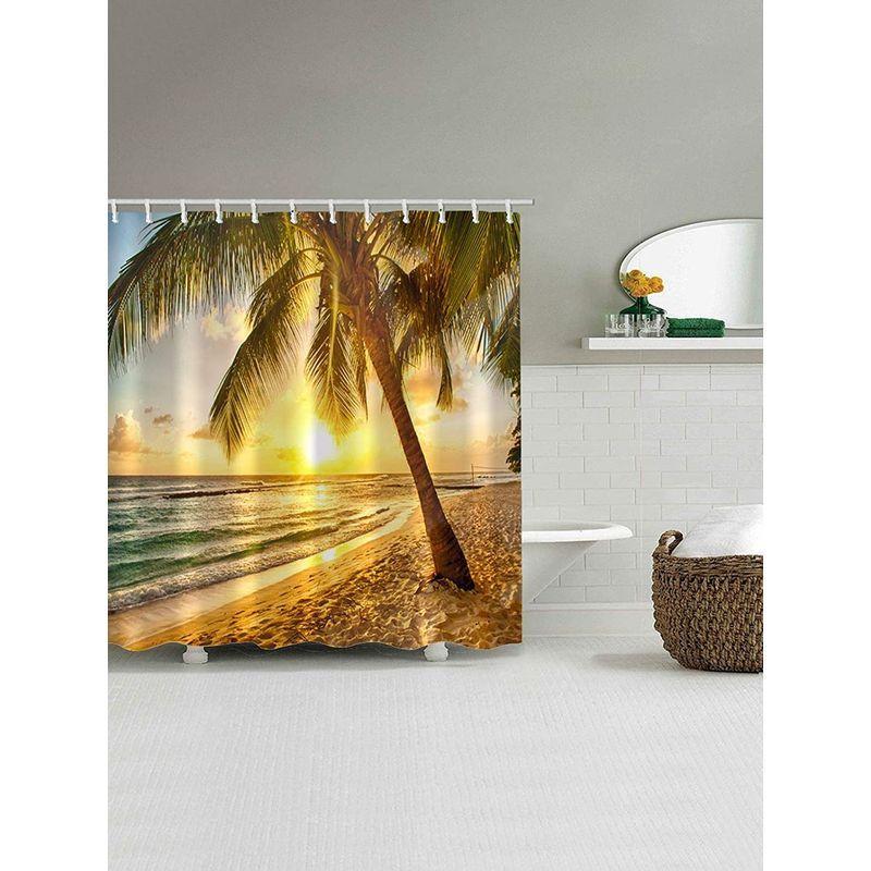 名入れ無料 壁飾り小物 椰子の木風景 ハワイアンうみべ おしゃれインテリア雑貨 壁掛け タペストリー 美しい間仕切りカーテン 雰囲気 布ポスター 多機能 タペストリー Foofu3 Com Br