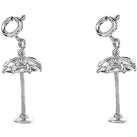 Obsession 日傘 Earrings Lever きらきら本舗の特別価格jewels Life 特別価格jewels 3d きらきら本舗 傘 Ba好評販売中 B07ykf3ryt Sterling Silver Beach Umbrella