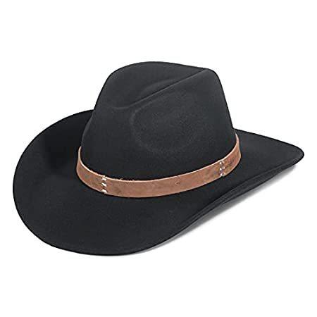 海外から日本未入荷の人気アイテムを直輸入してます 特別価格Cancan Cowboy Hat, Wool Felt Hats for Men and Women Classic Pinch Front Wid好評販売中