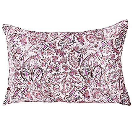 人気ブランドの 特別価格MANSPHIL 100好評販売中 Pattern, Vintage Floral Pink Pillowcases, Silk Printed Paisley 敷きパッド