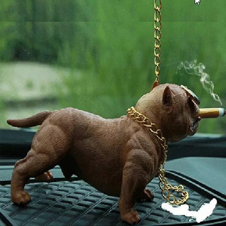 ピットブル犬車内装ダッシュボード飾り ファッションおかしいかわいい Cwlb043 キラキラ市場 通販 Yahoo ショッピング