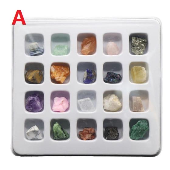 不規則なタンブルミニ鉱石コレクションアート ジェムストーン 天然石鉱物 石コレクション アート飾り 装飾セット 石と結晶 Hcy1397 キラキラ市場 通販 Yahoo ショッピング