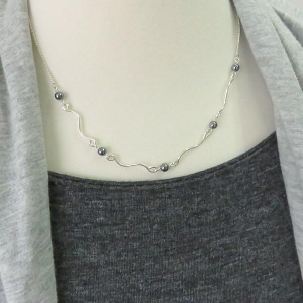 シルバー製 925 ペンダント ネックレス 天然石 手作り 日本製