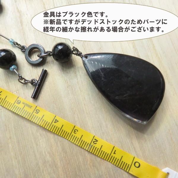 ネックレス ヴインテージ 大きめ 花 フラワー 小花 ドロップ しずく