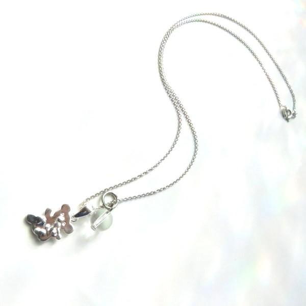 ペンダント コアラ シルバー 925 写真 ネックレス 花 結婚 出産祝い