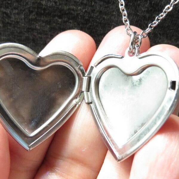 ロケットペンダント サージカル ステンレス ハート アンティーク