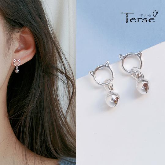 Terse 新作 S925 とびっきりキュートなネコと鈴のピアス 1ペア レディース 揺れるたび可愛い鈴の音が鳴ります オープンキャット 猫 ねこ Sa01a キラキラピアス 通販 Yahoo ショッピング