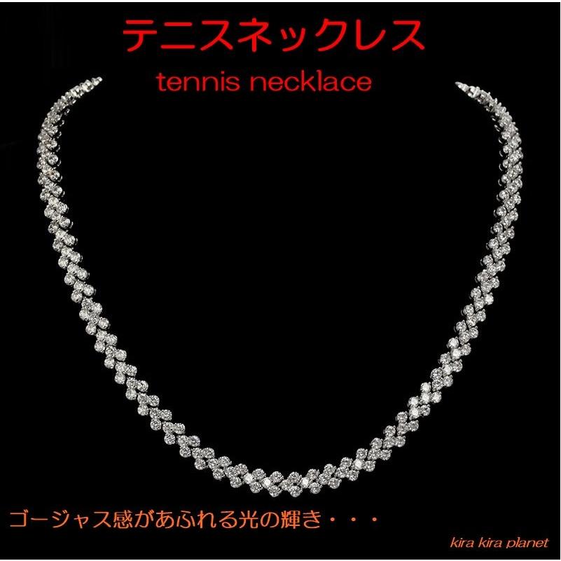 ネックレス CZダイヤモンド シルバー プラチナ仕上げ ハート ギフト 