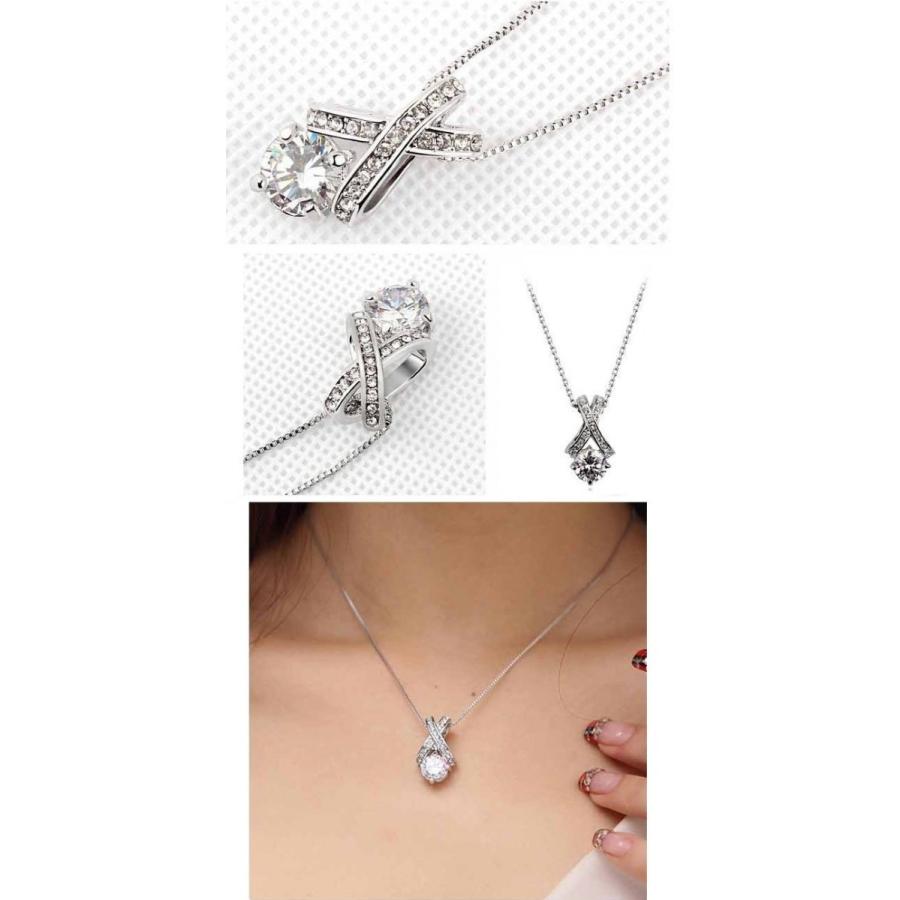 ピアス ネックレス 大粒czダイヤ 斜めクロス レディース シルバー ゴールド プラチナ仕上げ ゴージャス エレガント 記念日 誕生日 激安アクセ キラキラプラネット 通販 Yahoo ショッピング