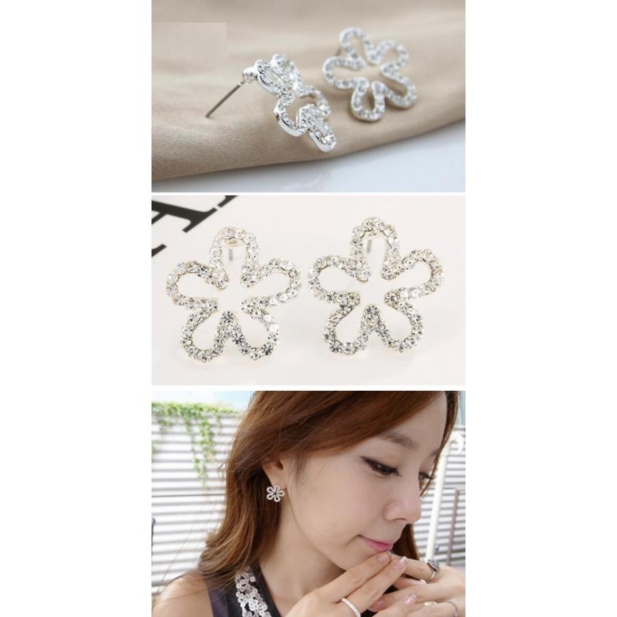 楽天市場】◇SALE◇ラインストーン付き一粒パールピアス