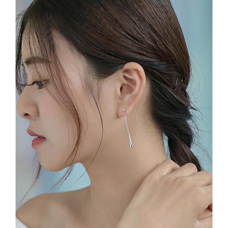チェーンピアス ドロップ ロングピアス 雫 しずく 揺れる チェーンピアス ドロップ ロングピアス 雫 しずく 揺れる