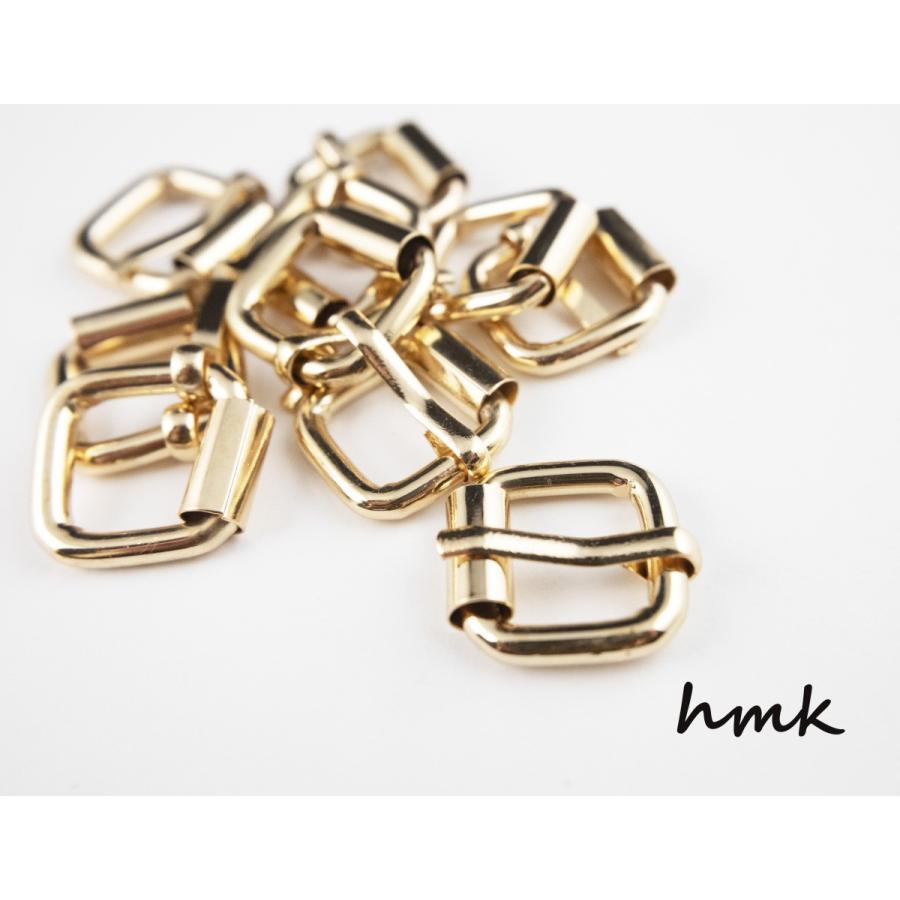 ミニバックル 15mm内寸（小）10個セット シルバー・ゴールド  