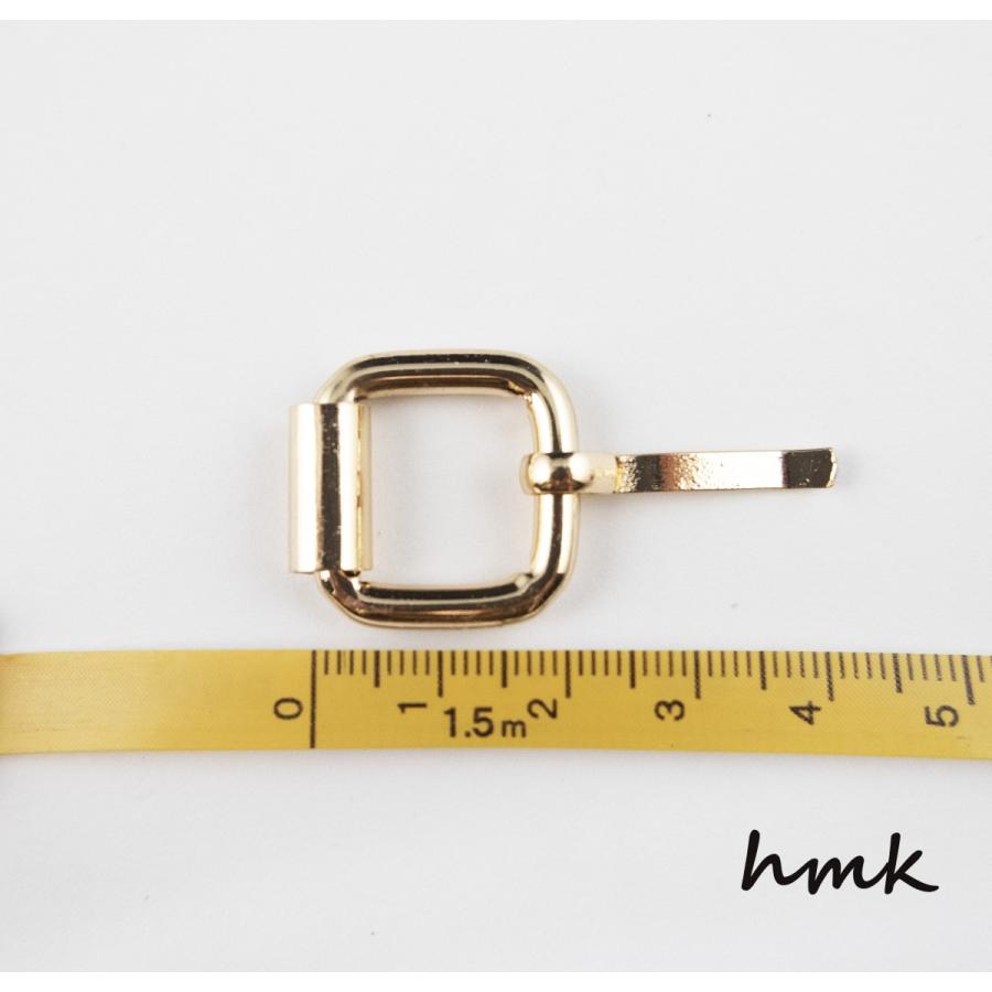 ミニバックル 15mm内寸（小）10個セット シルバー・ゴールド  