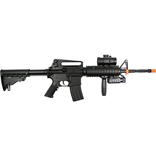 ダブルイーグルm83a2 m16電動エアソフトガンフルオートfps-250懐中電灯・フォアグリップ・レッドドットスコープ・消音器付 (エアソフトガン) ダブルイーグルm83a2 m16電動エアソフトガンフルオートfps 250懐中電灯 フォアグリップ レッドドットスコープ 消音器付 エアソフトガン