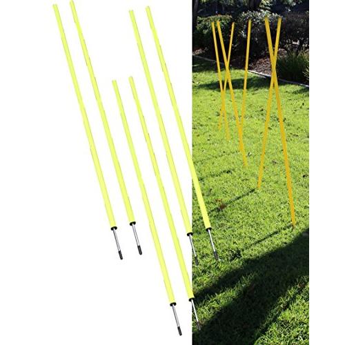 BlueDot Trading サッカー アジリティトレーニングポール (8ポール) 5フィート サッカー BlueDot Trading アジリティトレーニングポール 8ポール 5フィート