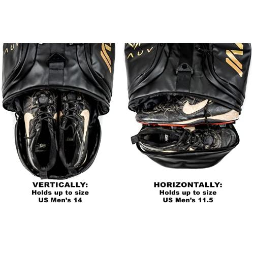 MAUV ラクロスバッグ - ラクロスバックパック - ラクロスやフィールドホッケー用品を収納可能 スティックホルダー2個と独立したクリートコンパートメント - MAUV ラクロスバッグ ラクロスバックパック ラクロスやフィールドホッケー用品を収納可能 スティックホルダー2個と独立したクリートコンパートメント