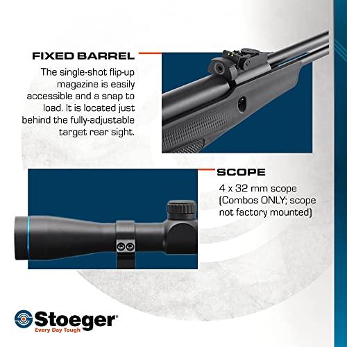 【国産】 Stoeger S6000-E コンボ - .22口径 - ハードウッド 光ファイバーサイト & 4 x 32スコープ 【IQ9531522981】(33886円)