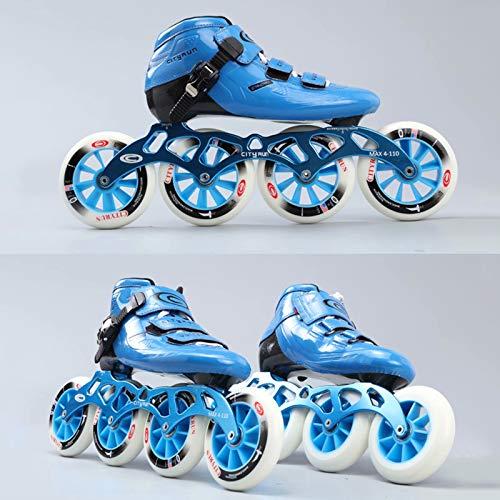 ほぼ未使用 JRY?大人向けローラースケートインラインスケート男女初心者に適した高性能プロスピードスケート靴少年少女ローラーブレード 【PE1133340975】(40293円)