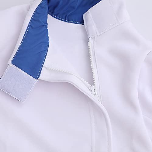 【新品訳あり】 WDAA子供用大人フェンシングジャケット、耐刺傷性布製フェンシングスーツ、CE認定350Nフェンシング器具保護スーツフォイルエペサーベル用 【J3006675303】(15881円)