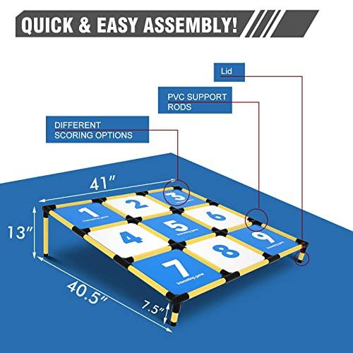 【24時間以内発送】 LATIPOPO アウトドアゲーム 庭ゲーム 大人 家族 子供用 ビーンバッグトスゲーム キャンプ ビーチ 芝生に最適 コンパクトキャリーで簡単にセットアップ 【2390383490】(12627円)