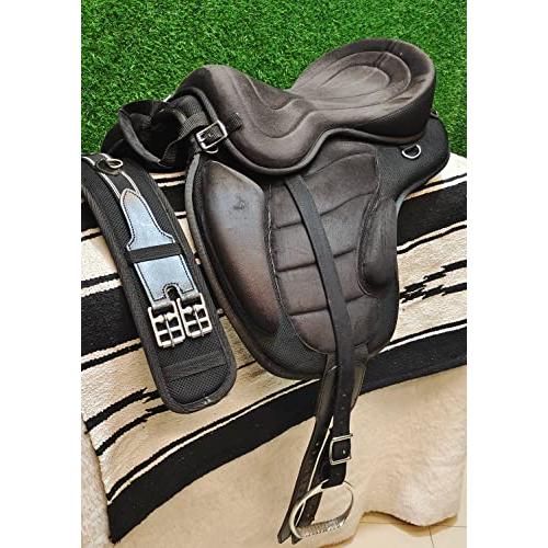 Manaal Enterprises All Purpose Synthetic Treeless FREEMAX English Horse Saddles Tack Get Matching Girth&Leather Straps and Aluminium Stirrups Siz Enterprises Get Aluminium Matching Siz All Girth&Leather Straps Purpose Horse English Treeless Saddles Manaal Synthetic Tack Stirrups FREEMAX and