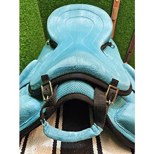 Manaal Enterprises All Purpose Synthetic Treeless FREEMAX English Horse Saddles Tack Get Matching Girth&Leather Straps and Aluminium Stirrups Siz スポーツ コンプレッションウエア トップス