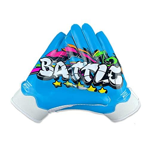 Battle Graffiti 23 Sports Football Gloves, UltraTack Sticky ProStyle