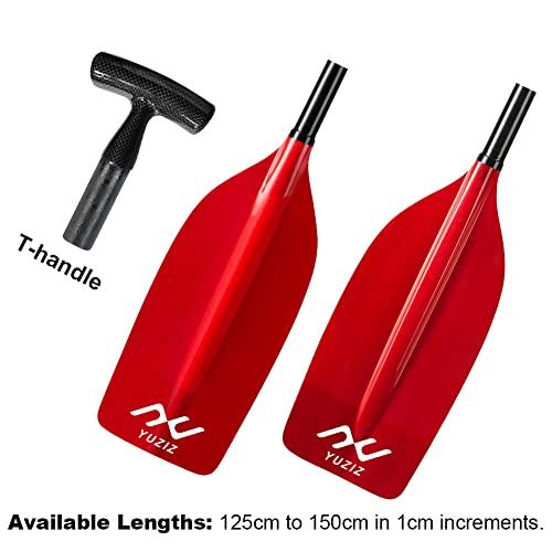 【超激レア】 YUZIZホワイトウォーターラフティングパドルカーボンTハンドルシャフトガラス繊維すくい刃(赤、133cm) 【DGJ8651981918】(30762円)