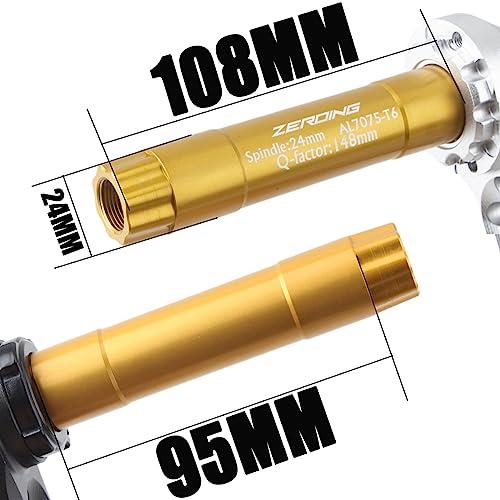 EVOSIDクランクセットバイク用クランクセット折りたたみ自転車用クランクセットGXP Bicycle Hollow Bike Crank Chainring 110BCD CNC単速バイク用折りたたみ EVOSIDクランクセットバイク用クランクセット折りたたみ自転車用クランクセットGXP Bicycle Hollow Bike Crank Chainring 110BCD 165mm クランク 498g 517g