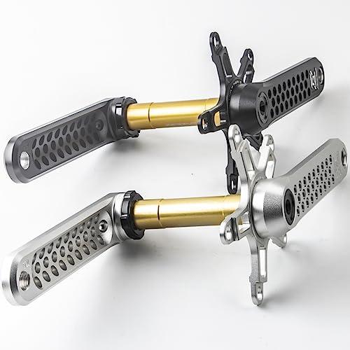 EVOSIDクランクセットバイク用クランクセット折りたたみ自転車用クランクセットGXP Bicycle Hollow Bike Crank Chainring 110BCD CNC単速バイク用折りたたみ EVOSIDクランクセットバイク用クランクセット折りたたみ自転車用クランクセットGXP Bicycle Hollow Bike Crank Chainring 110BCD 165mm クランク 498g 517g