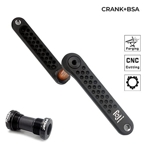 EVOSIDクランクセットバイク用クランクセット折りたたみ自転車用クランクセットGXP Bicycle Hollow Bike Crank Chainring 110BCD CNC単速バイク用折りたたみ EVOSIDクランクセットバイク用クランクセット折りたたみ自転車用クランクセットGXP Bicycle Hollow Bike Crank Chainring 110BCD 165mm クランク 498g 517g