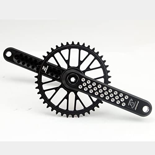 EVOSIDクランクセットバイク用クランクセット折りたたみ自転車用クランクセットGXP Bicycle Hollow Bike Crank Chainring 110BCD CNC単速バイク用折りたたみ EVOSIDクランクセットバイク用クランクセット折りたたみ自転車用クランクセットGXP Bicycle Hollow Bike Crank Chainring 110BCD クランク 498g 517g