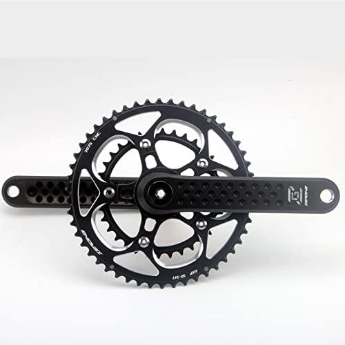 EVOSIDクランクセットバイク用クランクセット折りたたみ自転車用クランクセットGXP Bicycle Hollow Bike Crank Chainring 110BCD CNC単速バイク用折りたたみ EVOSIDクランクセットバイク用クランクセット折りたたみ自転車用クランクセットGXP Bicycle Hollow Bike Crank Chainring 110BCD クランク 498g 517g