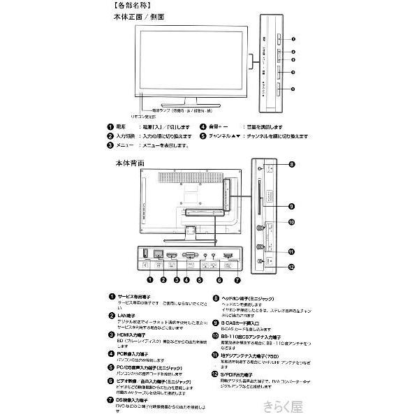 売り切れました】TECO地上デジタルフルハイビジョン22型液晶テレビ