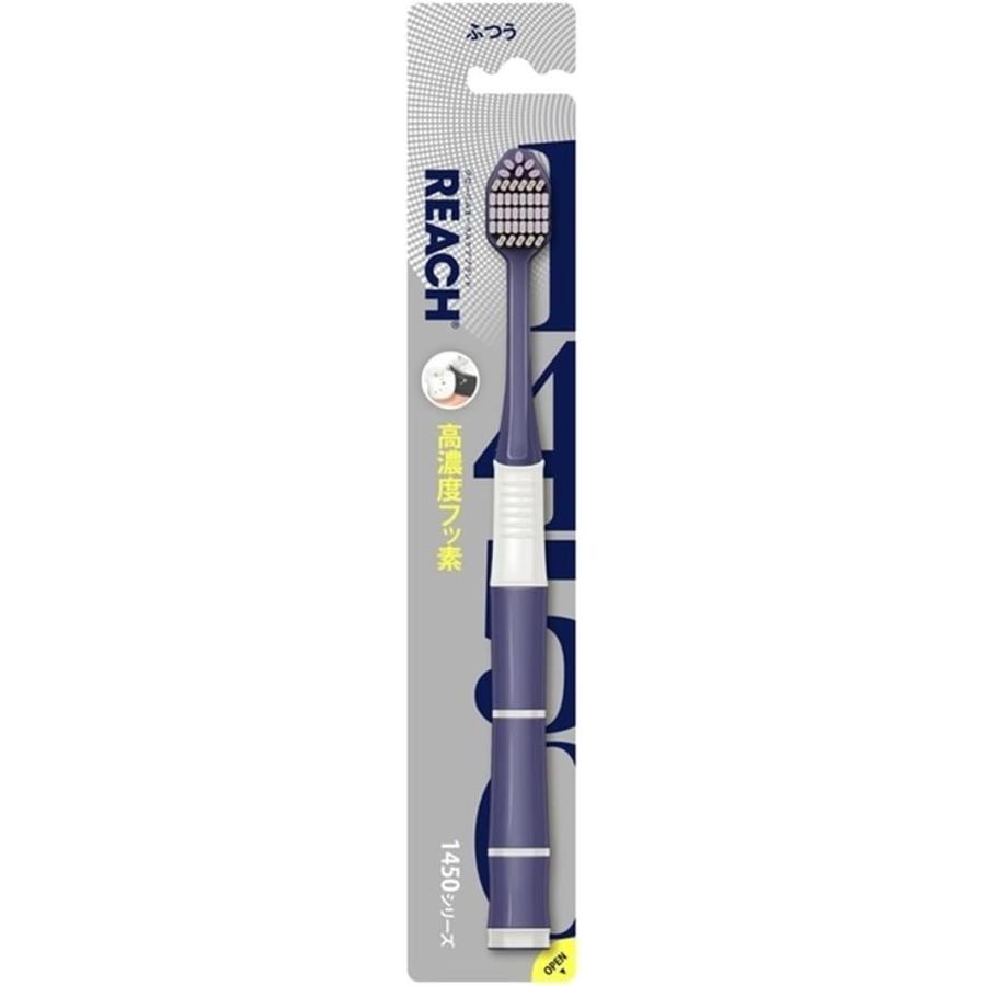 銀座ステファニー化粧品 リーチ REACH 1450シリーズ 高弾力極細毛 ふつう 1本 歯ブラシ (色選択不可) | REACH
