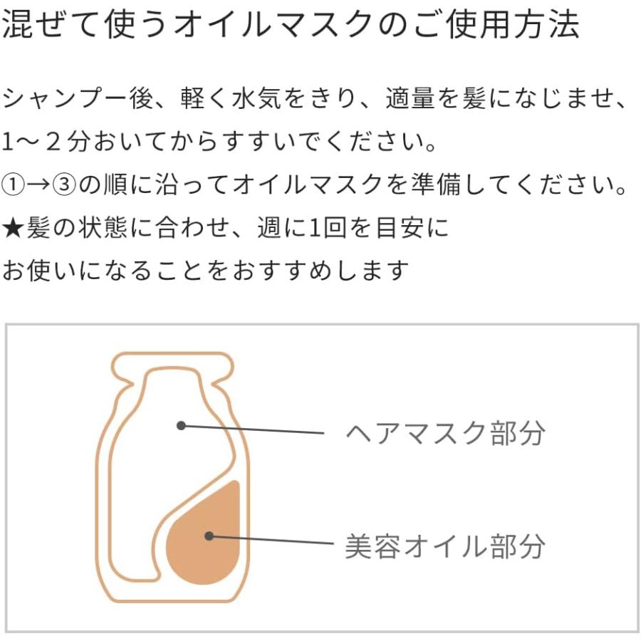 クラシエ いち髪 THE PREMIUM Wケアブースター 美容オイルマスク 4包 ヘアオイル トリートメント ヘアマスク ヘアパック ヘアケア ダメージ補修 | Kracie | 04