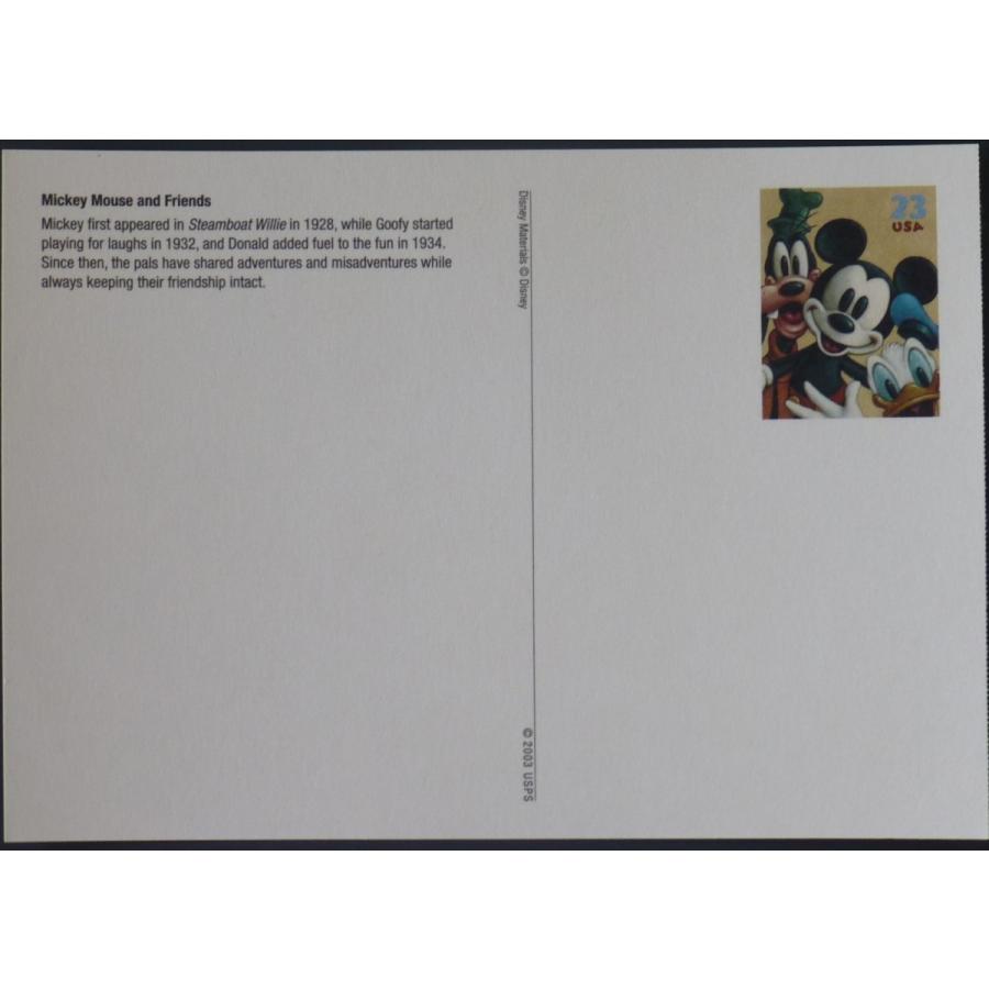 □ポストカード ミッキーマウス＆フレンズ ミッキー グーフィー