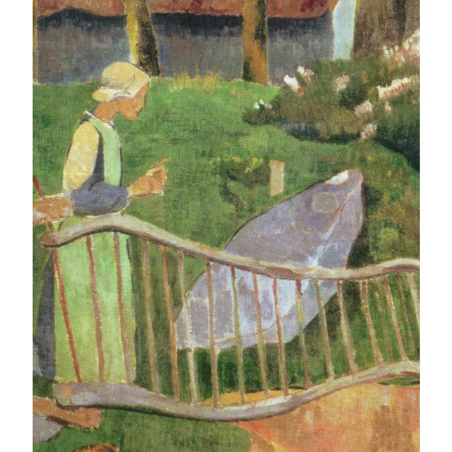 □ポストカード ポール セリュジエ フランスの画家 みどり 女性 木